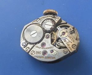 VINTAGE LADIES HELBROS CAL 58H WRISTWATCH MOVEMENT RUNNING - Picture 1 of 2