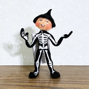 Muñeca Annalee Halloween Elfo Retirada 2021 Esqueleto Otoño - Imagen 1 de 8
