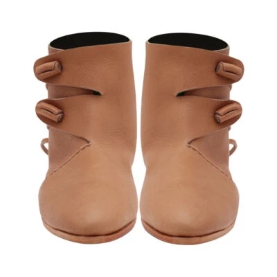 Viking Renaissance Medieval Shoes Double Toggle Boots larp SCA combat shoes  - Image 1 of 4