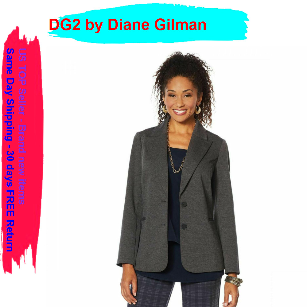 DG2 by Diane Gilman Womens Ponte Knit 