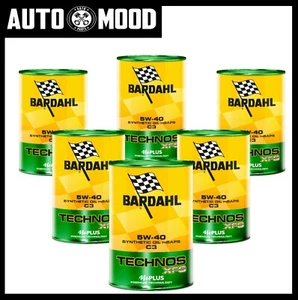 BARDAHL TECHNOS XFS C3 5W40 Olio Motore sintetico ACEA C3 tagliando Auto 6 LT - Foto 1 di 1