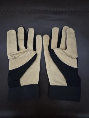 Guantes de trabajo de cuero talla M Foto 1 de 2