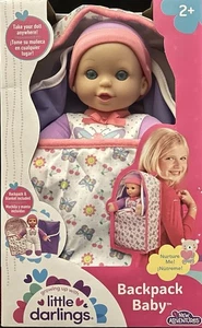 Zaino Little Darlings Baby Doll Farfalle e Trasportino Nuovo - Foto 1 di 7