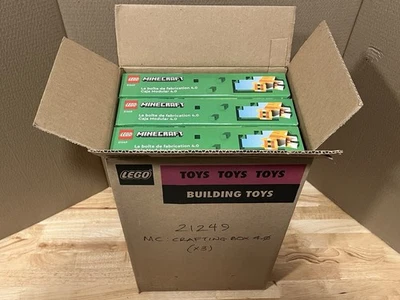 LEGO Minecraft: The Crafting Box 4.0 LOTE (21249 x3), NUEVO en Cajas Selladas Foto 1 de 4