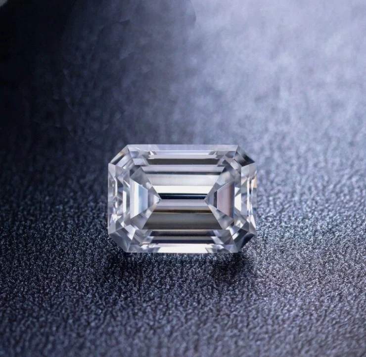 3 x 4 mm CVD Diamond 1 Pc Lab Grown Emerald IF Clarity 0.20 Ct D Color Certified - Image 1 of 4