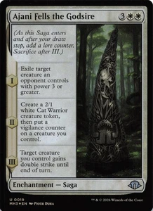 Ajani Fells the Godsire U Modern Horizons 3 19 NM Foil - Picture 1 of 2