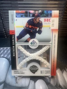 2024-25 SP Game Used '24 Net Cord Relics Mathew Barzal 9/35 - Picture 1 of 2