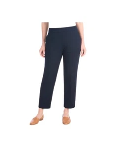 NWT Hilary Radley Women's  Crepe Pull On Pants Office Career Pants Size L, XL - Picture 1 of 16