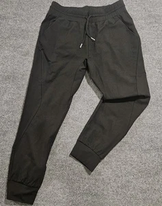 Pantalones de chándal activos Bylt Premium Basics para hombre negros talla grande - Imagen 1 de 9