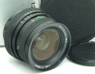 ROLLEIFLEX QBM 28mm 2.8 Rolleinar-MC + Case - Rollei - Boxed - - Image 1 of 2