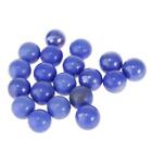 2-6pack 20x 16mm Clear Glass Marbles Kids Game Toy Vase Fish Tank Decor Blue