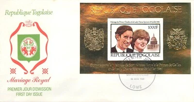 1. Togo FDC 1981 Royal Wedding of Prince Charles and Lady Diana Spencer - Image 1 of 4