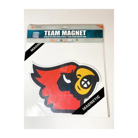 Louisville Cardinals University College Team Magnet Made in USA Auto Home Office Cover