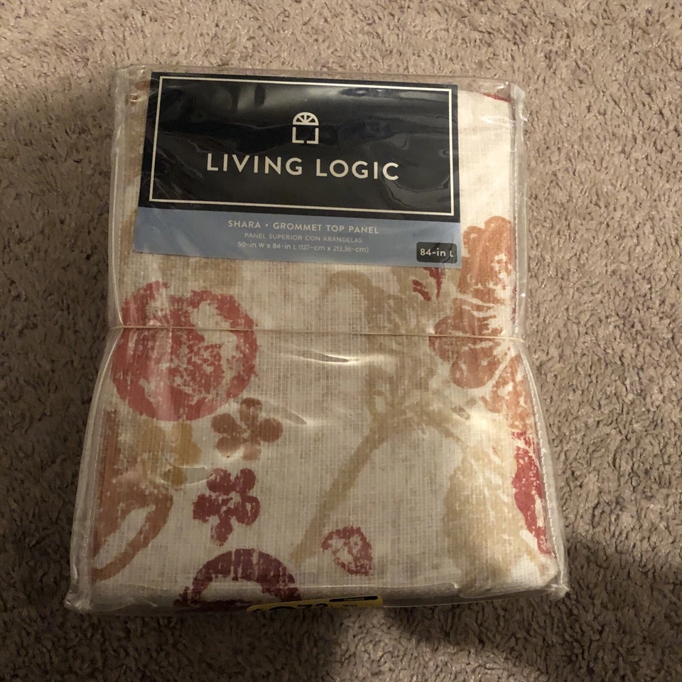 Living Logic Shara Grommet Top Panels 50in (W) x 84 In (L) Set Of 2 - Image 1 of 3