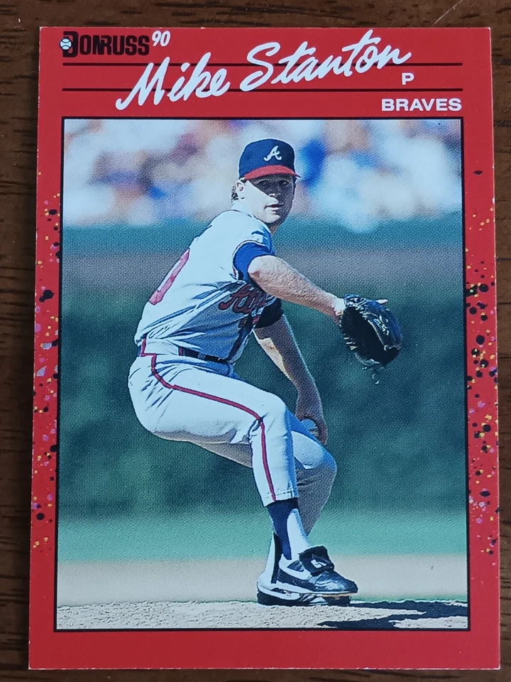 MIKE STANTON ATLANTA BRAVES 1990 DONRUSS BASEBALL CARD #508 - Image 1 of 1