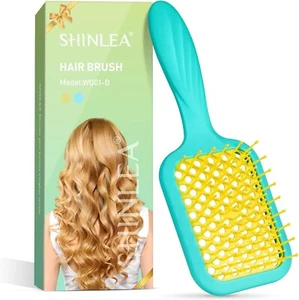Shinlea Detangling Curly Hair Brush For Wet & Dry Hair Honeycomb - Picture 1 of 9