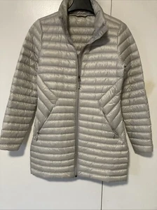 32 Degrees Womens Grey Ultra Light Down Packable 3/4 Long Jacket - Size S - Picture 1 of 7