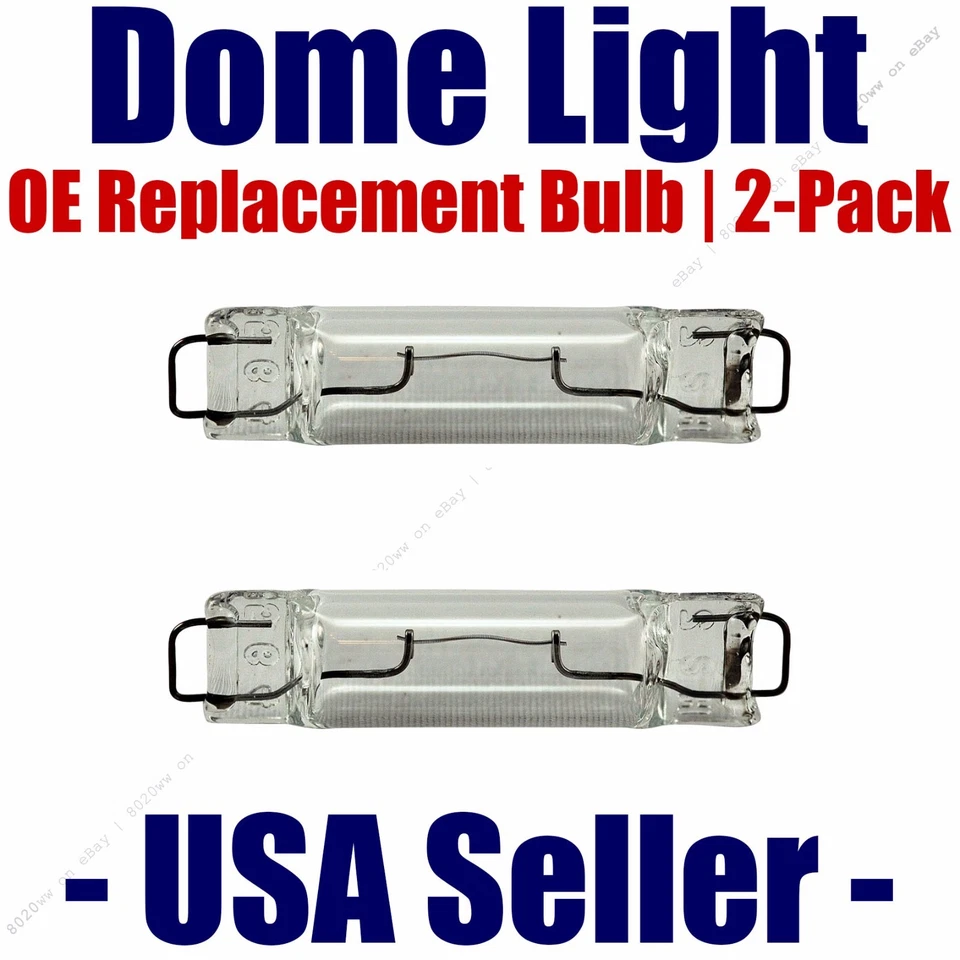 Paquete de 2 bombillas domo de repuesto OE - se adapta a vehículos Oldsmobile enumerados - 561 Foto 1 de 1
