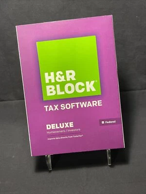 H&R Block 2014 Deluxe (Federal only) Imports Turbotax MINT DISC - Image 1 of 3