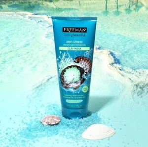 Freeman Face Mask Anti-Stress Dead Sea Minerals Clay Mask Clears Pores 175ml - Picture 1 of 13