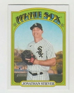 (10) Jonathan Stiever 2021 TOPPS HERITAGE HIGH NUMBER ROOKIE LOT #536 WHITE SOX - Picture 1 of 1