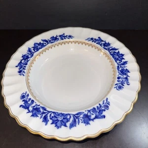 ANTIQUE COPELANDS CHINA ENGLAND 6118 COBALT BLUE GOLD & WHITE PORCELAIN BOWLS -2 - Picture 1 of 9
