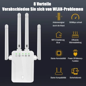 WLAN Repeater Router Range Extender Wireless Signal Verstärker Booster ◇WiFi - Bild 1 von 12