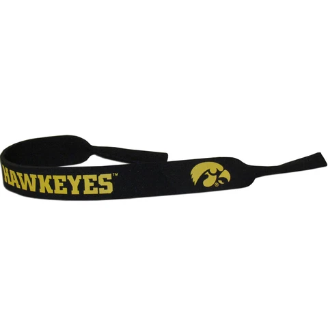 Iowa Hawkeyes 16" Neoprene Sunglasses Strap NCAA Licensed Croakies Cover