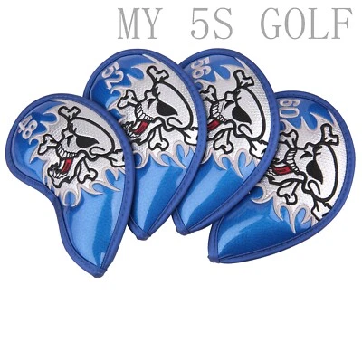 4pcs Golf Skull Wedge Cover for Golf Wedges 48 52 56 60 for Vokey SM6 SM5 BV - Image 1 of 4