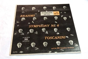 Brahms Symphony No.4 Toscanini Vinyl LP NM 33U/MIN klassisch - Bild 1 von 3