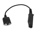 3X(Audio Cable Adapter for  UV-XR UV-9R Plus UV-A58 UV-9R ERA Walkie Talkie5337