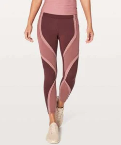 NWOT - Lululemon Wild Twist 7/8 Tight *25" Redwood / Auburn / Quicksand 4 - Picture 1 of 8