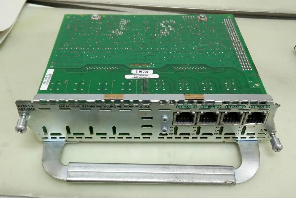 Módulo conmutador ATM de 4 puertos Cisco NM-ATM-E1 4E1-IMA  Foto 1 de 1