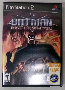 Playstation 2 Batman Rise of Sin Tzu Game with Case and Manual - Picture 1 of 3
