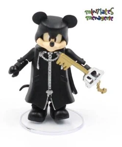 Kingdom Hearts Minimates Series 2 Black Coat (Organization 13) Mickey Mouse - Picture 1 of 1