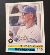 1988 Felipe Alou RD Venezuelan Winter League Sticker #145 Manager