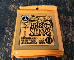 3 sets Hybrid Ernie Ball Electric Guitar Strings Slinky Nickel Wound - Picture 1 of 1