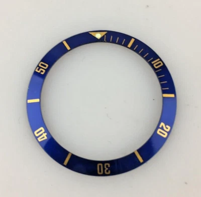 Ghiera Generica Alluminio Orologio Sport Uomo Blu Nuova Misure Leggi Descrizione