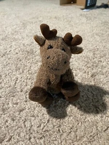 Unipak Designs Moose Keychain Lightweight 5" Bean Bag Plush - Picture 1 of 8