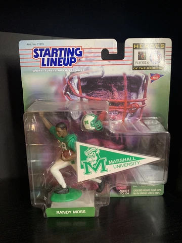 RANDY MOSS - Marshall Starting Lineup SLU 1999 Heroes of the Gridiron Figure NEW Cover