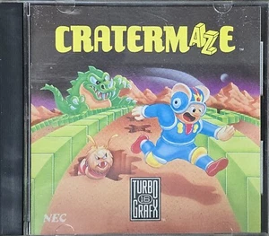 CraterMaze (TurboGrafx-16, 1990) Authentic & Complete with case! - Picture 1 of 24