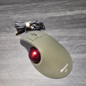 Microsoft Trackball Optical Computer Mouse 1.0 USB X08-70386 Tested And Working - Picture 1 of 12