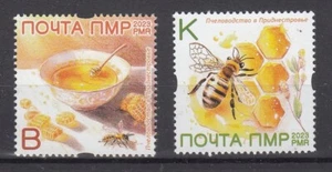MOLDOVA.Transnistria 2023 Apiculture. Protect the bees! Bees. MNH - Picture 1 of 1