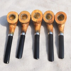 Weekend Sale 5 Pcs Set Briarlee Pipes - Vintage Estate Smoked, Classic Design - Picture 1 of 5