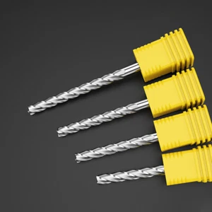 Hard Alloy Single 4-Edged Spiral End Mill 3.175/4mm Shank For PVC/Density Board - Picture 1 of 5