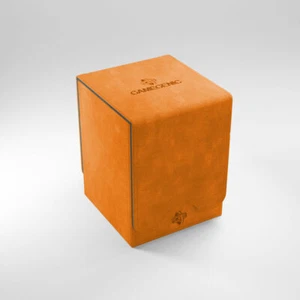 GAMEGENIC SQUIRE 100+ CONVERTIBLE DECK BOX ORANGE HOLDS 100 CARDS NEW - Picture 1 of 4