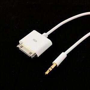 For iPod Dock Connector to 3.5mm Stereo Input Adapter Plug 1.5meter for iphone 4