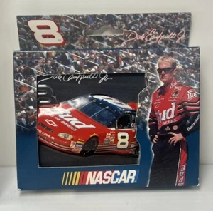 Dale Earnhardt Jr latta 3D da collezione e 2 mazzi di carte da gioco Budweiser NASCAR - Foto 1 di 9