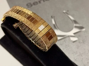 Last 2! NOS 1960s gold-plated Bulova band only to Accutron 214 Spaceview watch - Picture 1 of 15