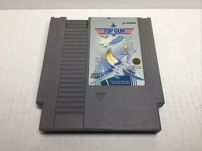 Top Gun NES Cartridge Original NES Game Tested 1987 - Image 1 of 3